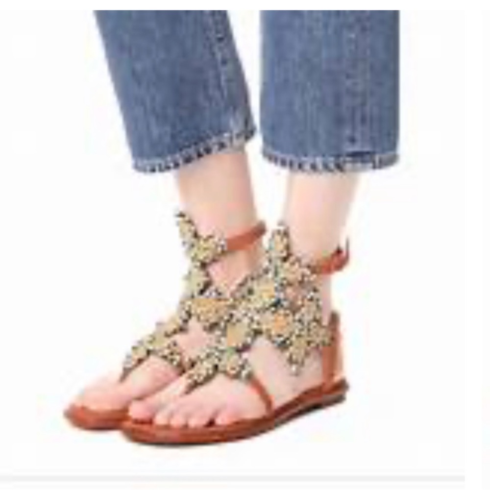 Tory Burch Multicolor Braided Sandals - Picture 4 of 4